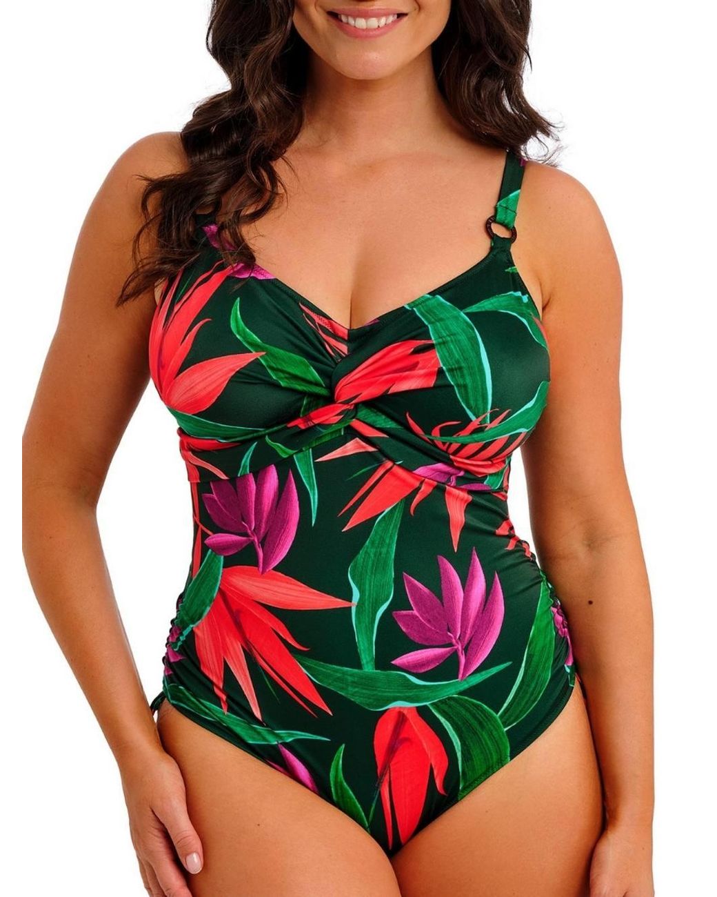 Fantasie Black Pichola Twist Front Swimsuit