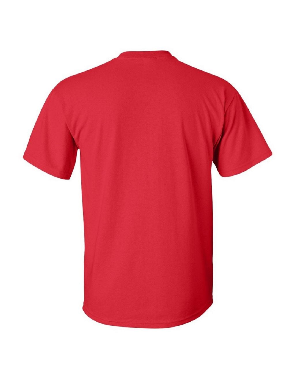 Gildan Red Ultra Cotton Short Sleeve T-Shirt for men