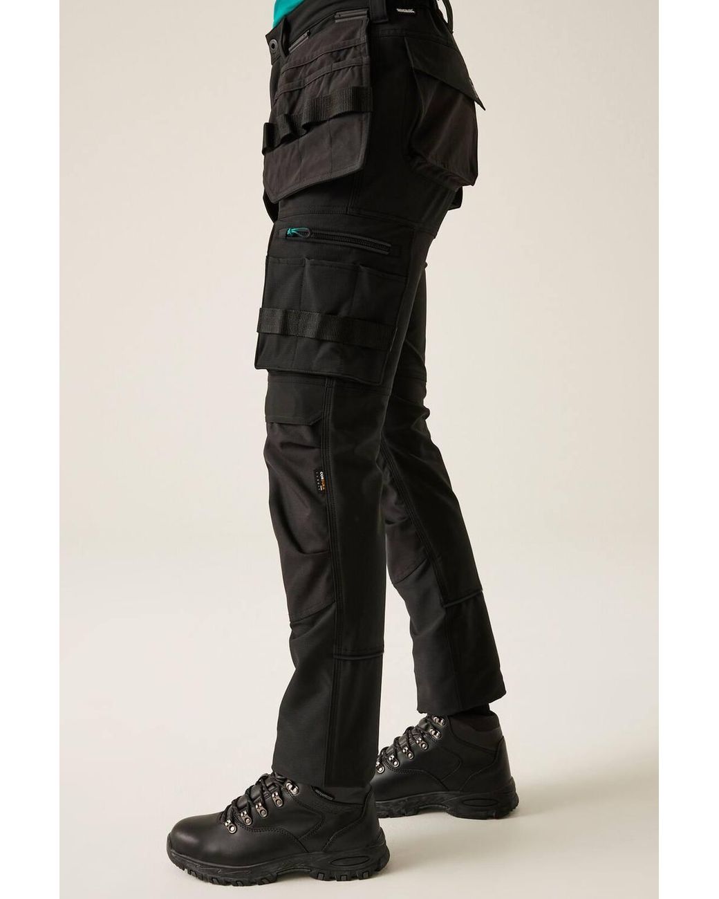 Regatta Black Cotton Stretch Holster Trousers