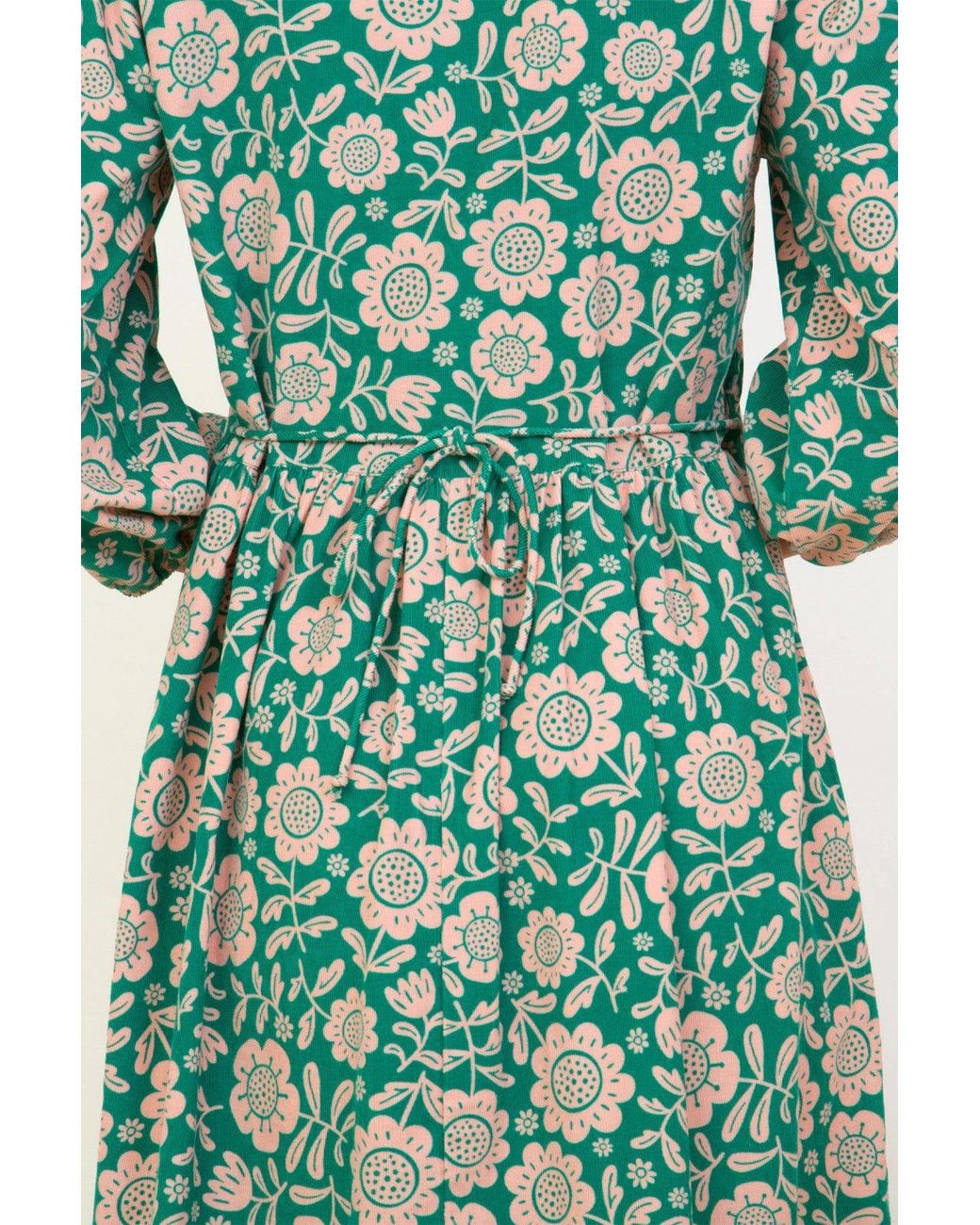 Kite Green Bockhampton 3/4 Sleeve Cord Dress