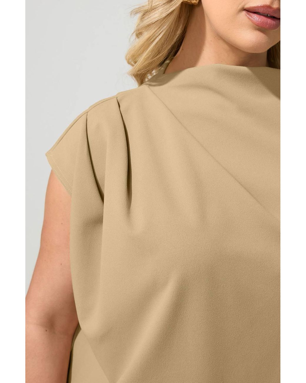 Yours Natural Drape Shoulder Top