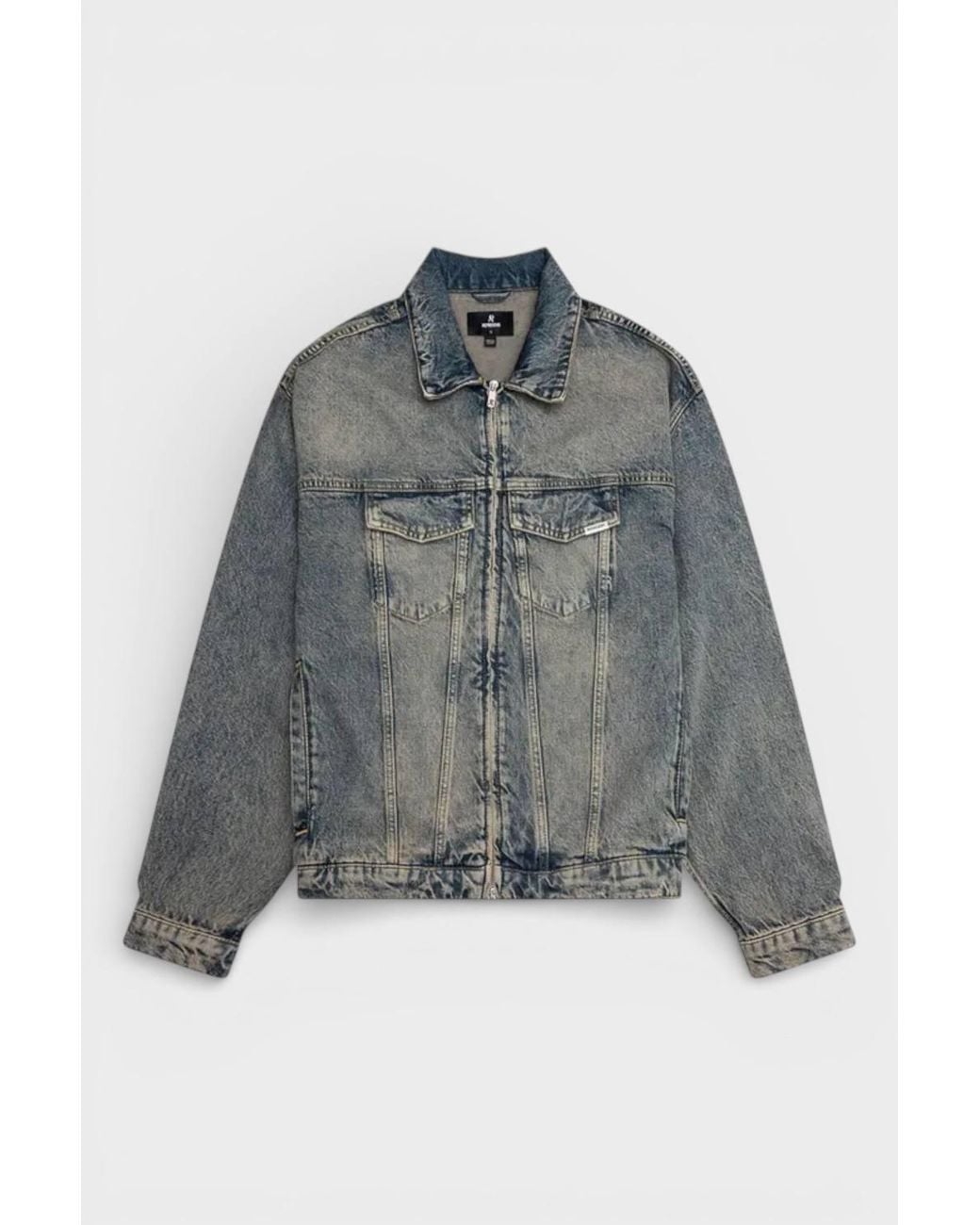 Represent Gray Clo R4 Denim Jacket Cream