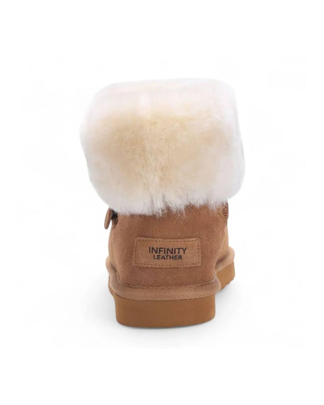 TruClothing Brown Suede Ankle Booties Slip-On Comfort Winter Boots