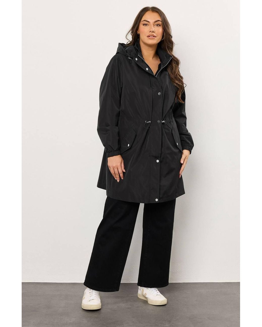 Evans Black Lightweight Rain Jacket