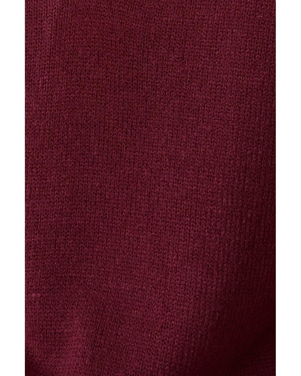 DAMART Red Button Neck Knitted Jumper