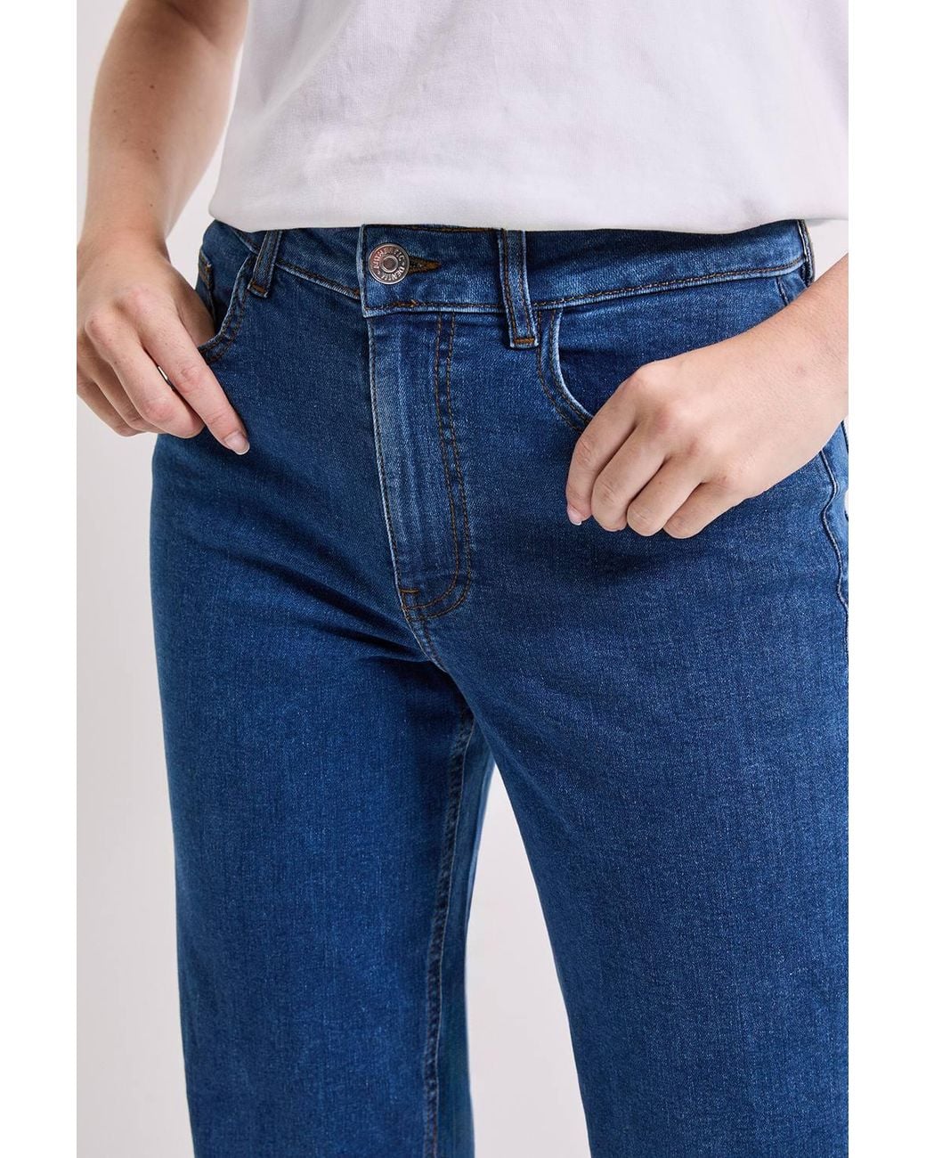 Dorothy Perkins Blue Mom Denim Jeans