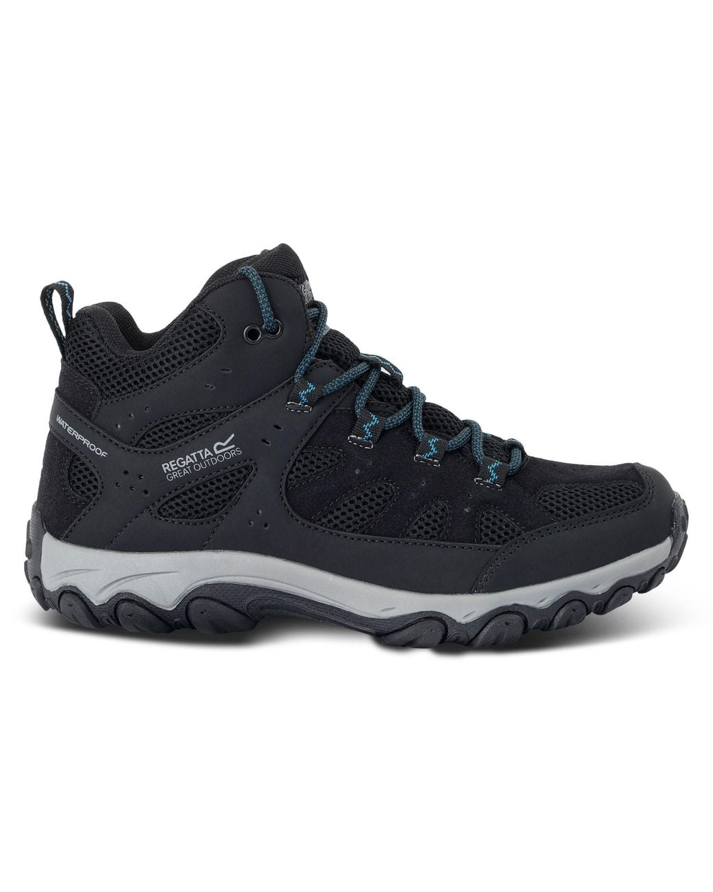 Regatta Blue Edgepoint Waterproof Breathable Mid Walking Boots