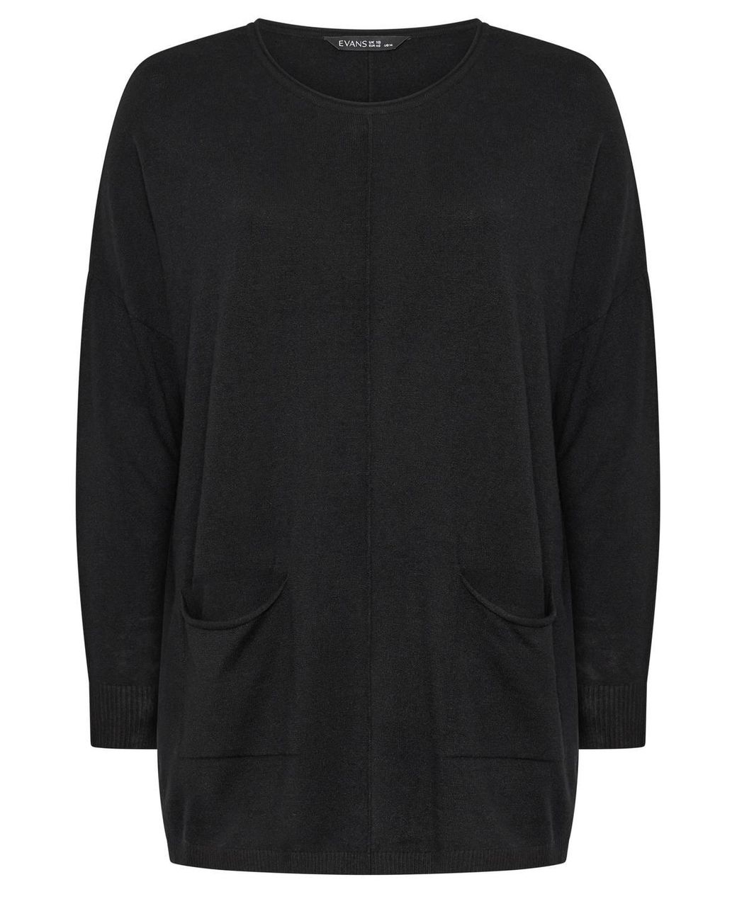Evans Black Pocket Jumper