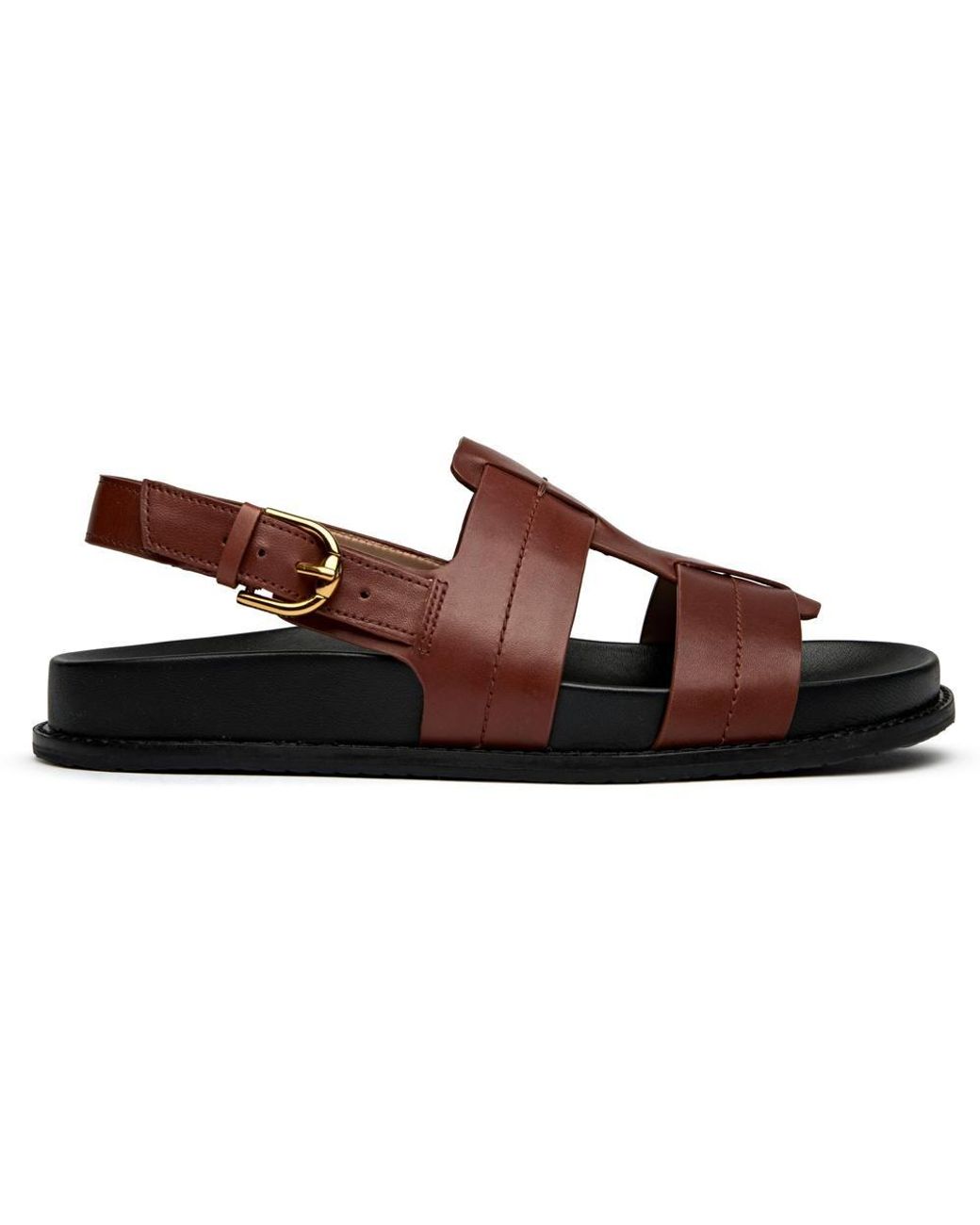 Cole Haan Brown Marlee Fisherman Sandals