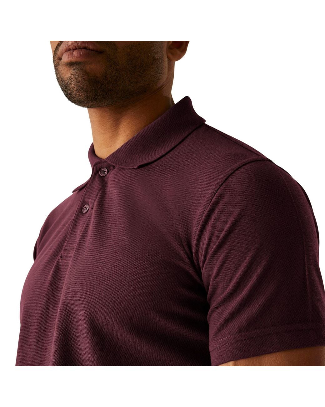 Regatta Purple Pique Polo Shirt for men
