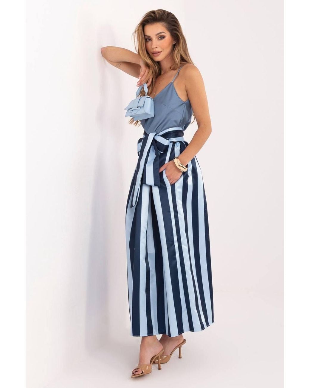 Love Lace Blue Essential Classic Signature Skirt