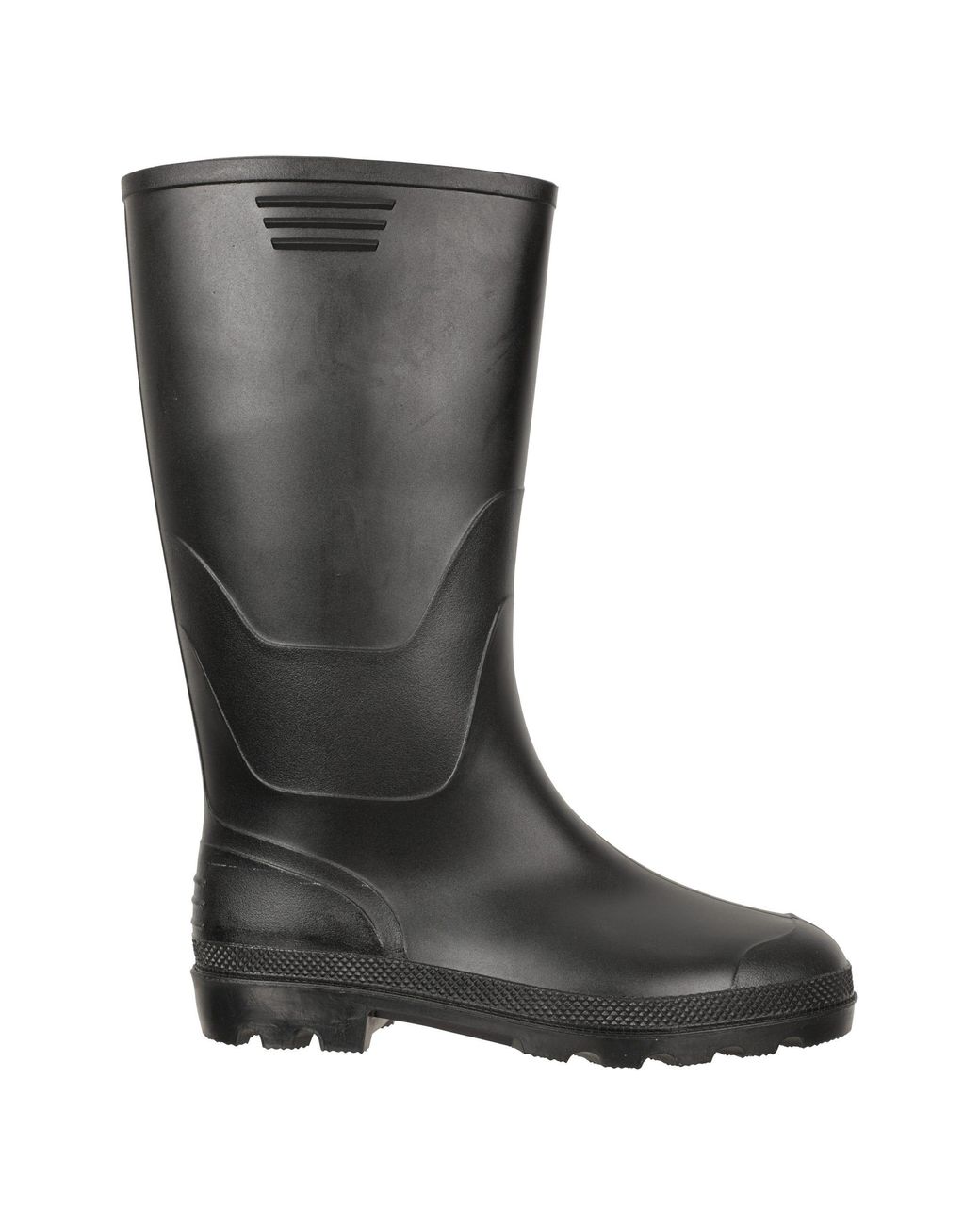 Mountain Warehouse Black Wade Wellies Waterproof Breathable Lined Rain Boots for men