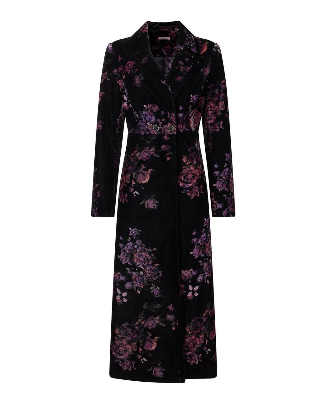 Joe Browns Black Boutique Printed Velvet Coat