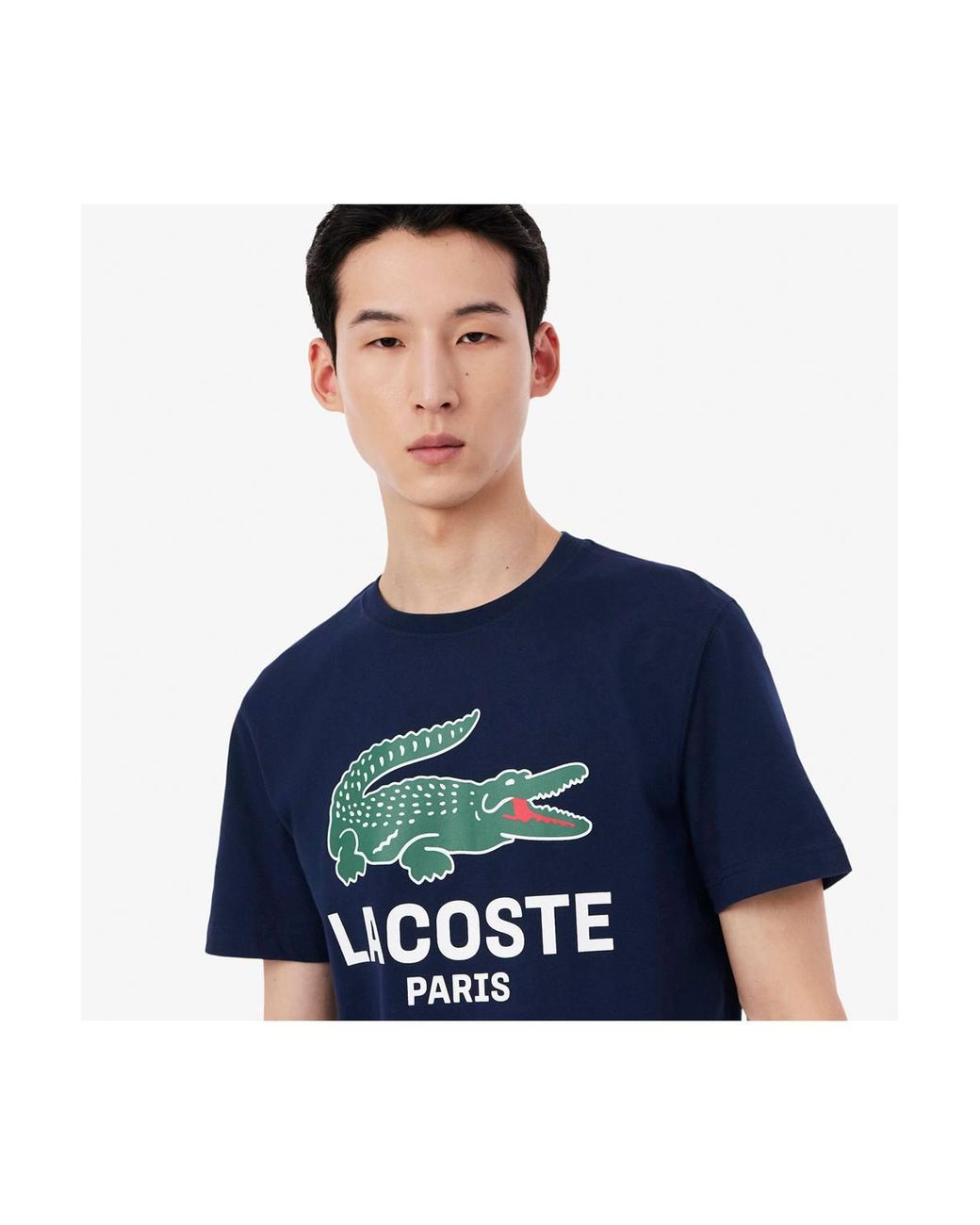 Lacoste Blue Graphic T-Shirt for men