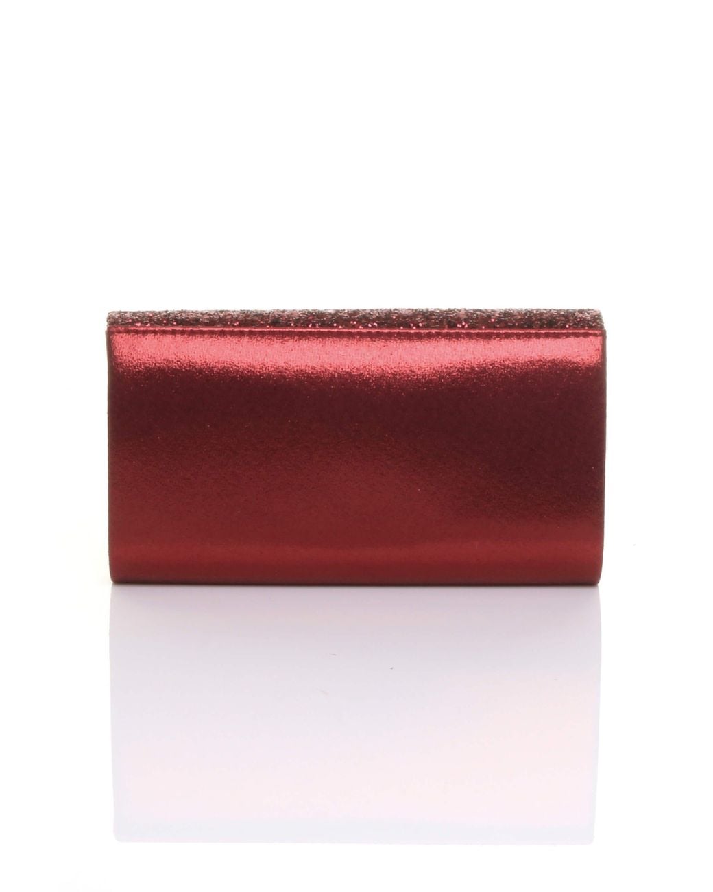 AJVANI Red Glitter Envelope Evening Prom Party Clutch Shoulder Bag