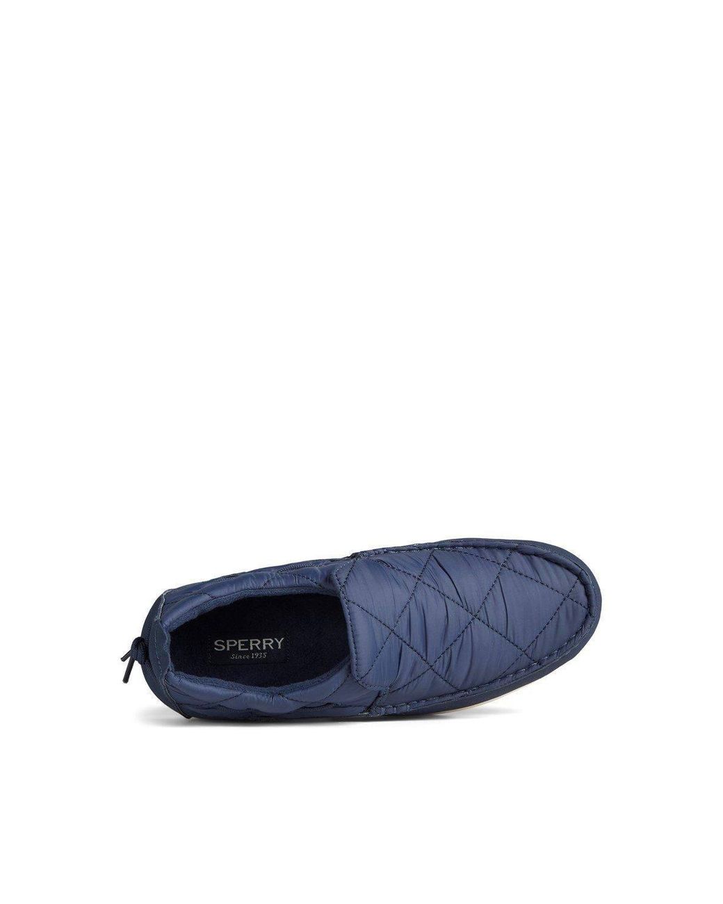 Sperry Top-Sider Blue 'Moc-Sider' Water-Resistant Suede Slip On Shoes