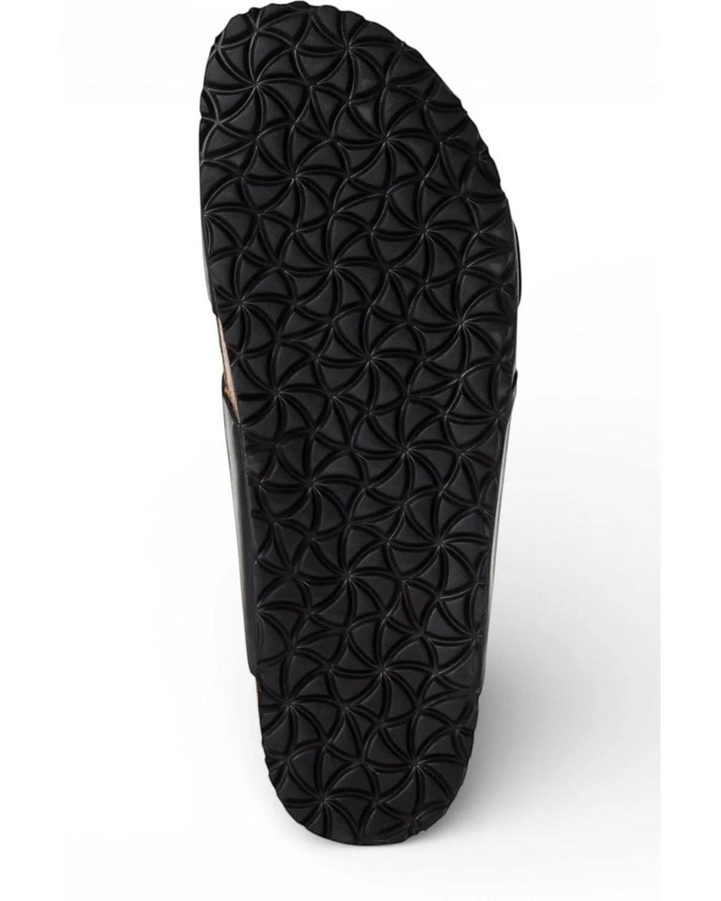 Infinity Leather Black Tamaris Leather Slip-On Footbed Slipper Sandals for men