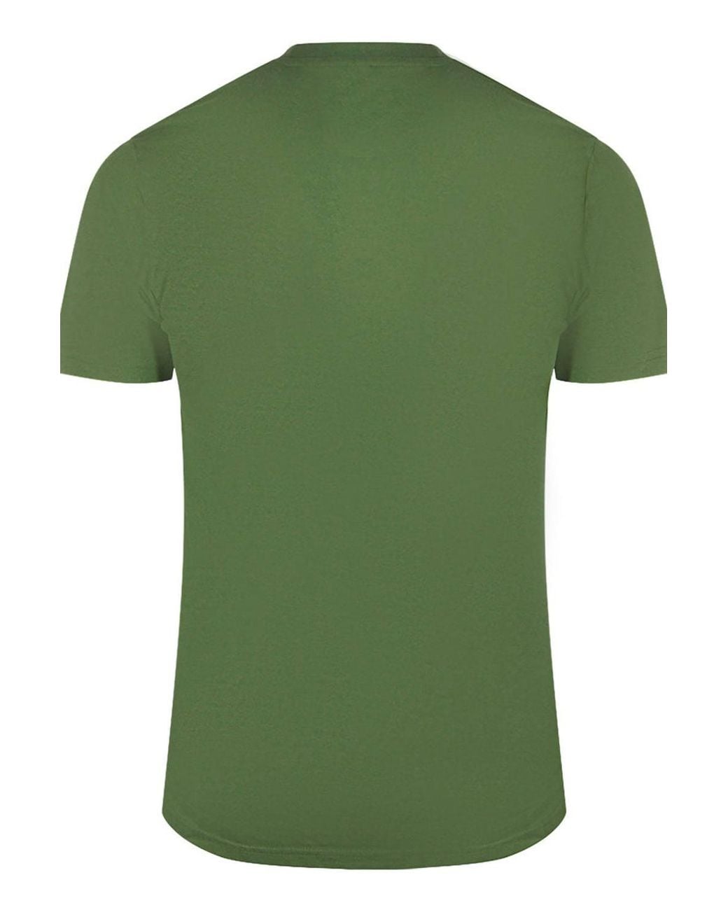 Roberto Cavalli Green Short Sleeve Crew T-Shirt for men