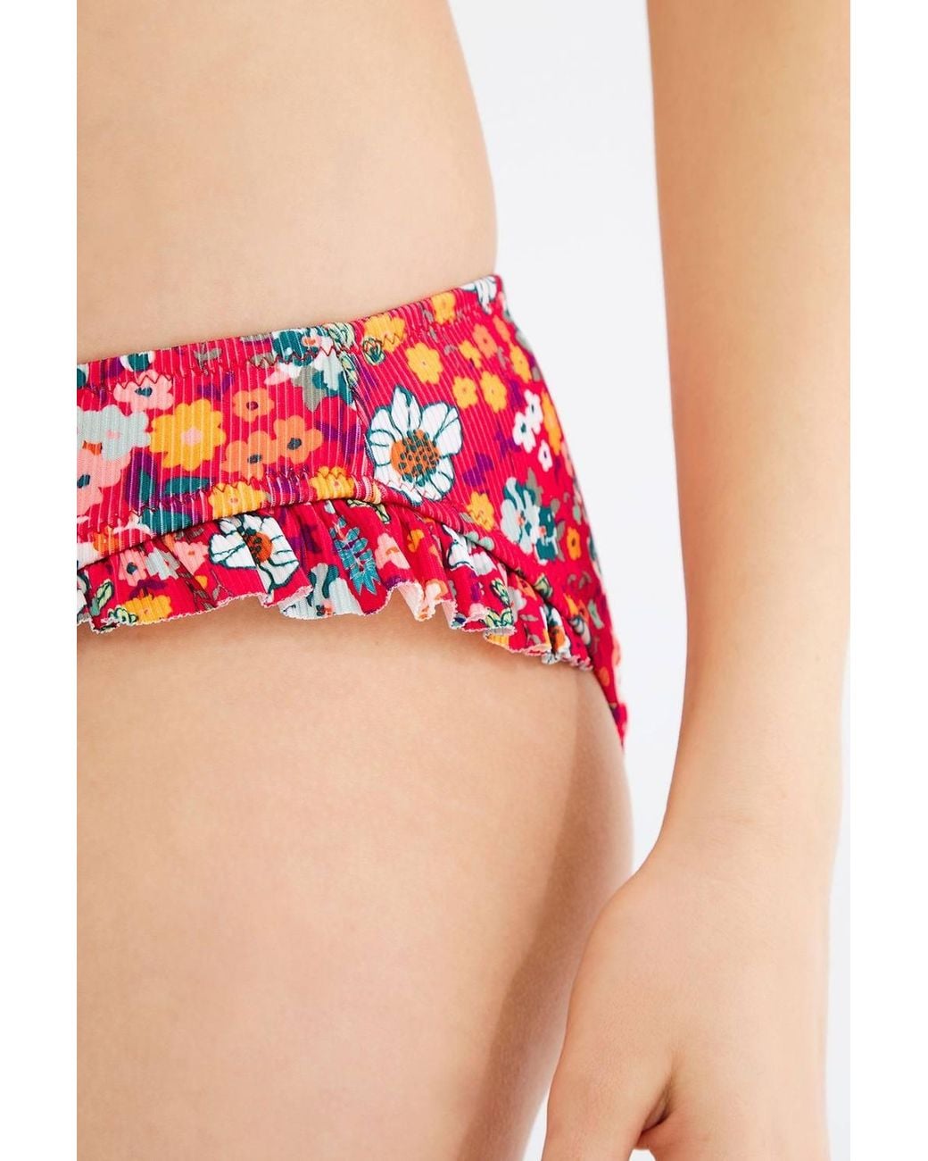 Penti Pink Alexis Frill Slip Bikini Bottom
