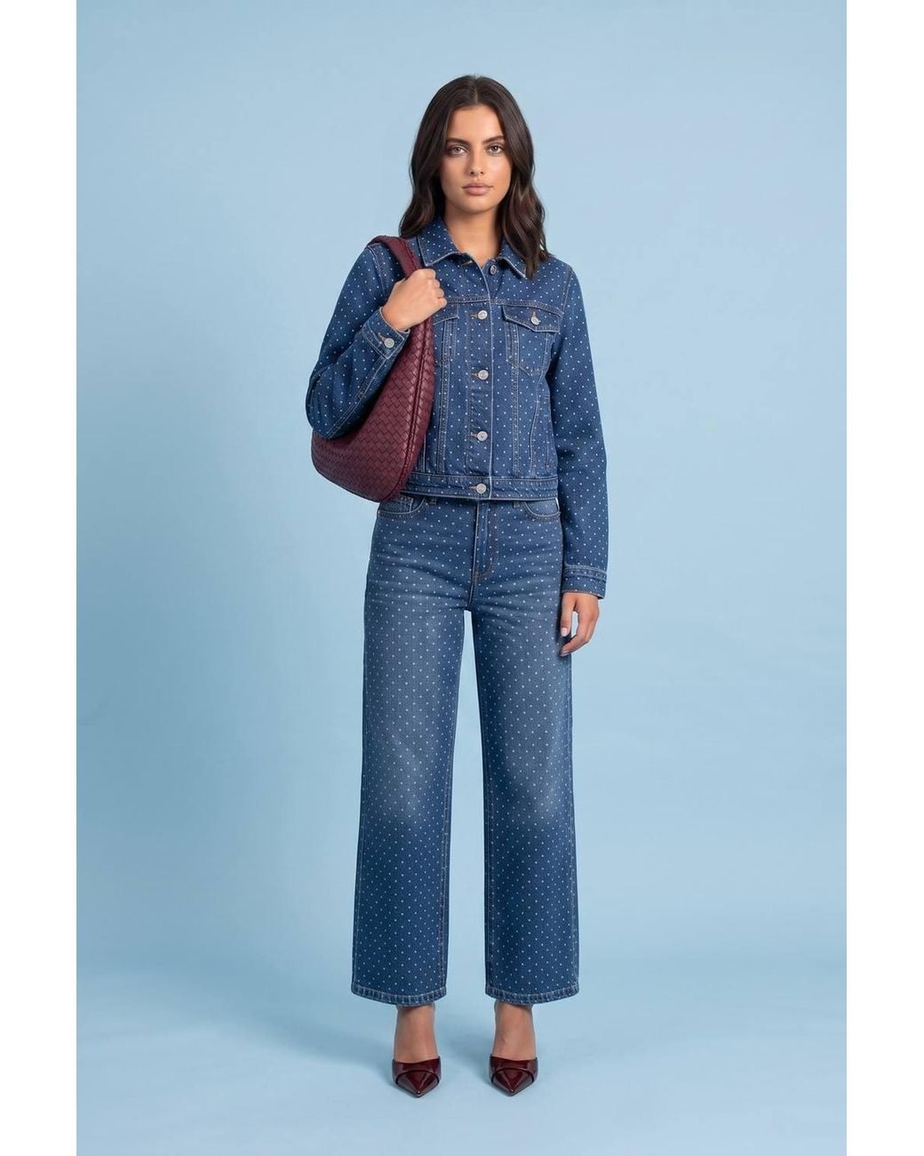 Urban Bliss Blue Spot Mini Jacket