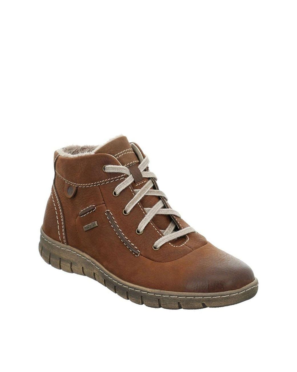 Josef Seibel Brown 'Steffi 53' Casual Lace Up Ankle Boots