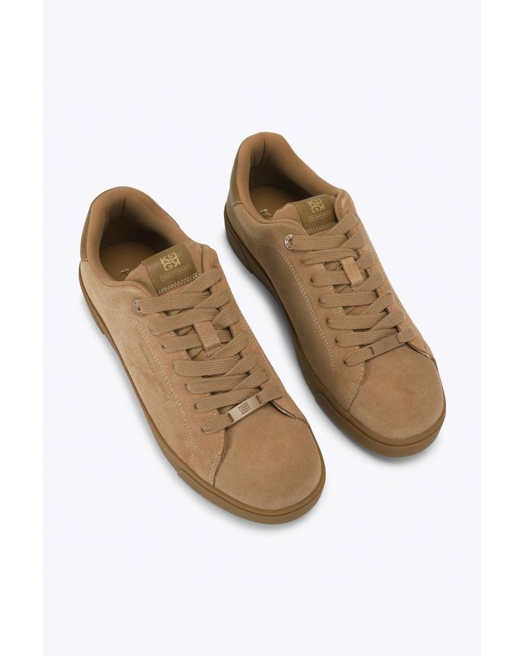 KG by Kurt Geiger Brown 'Noah Suede' Suede Trainers for men