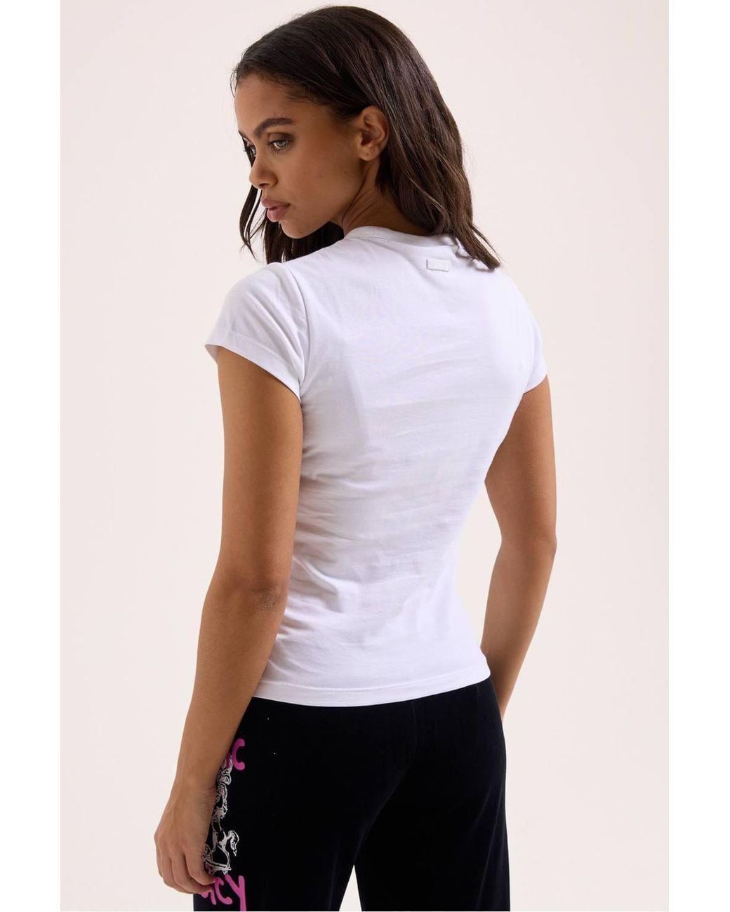 Juicy Couture White Dog Crest Baby T-Shirt