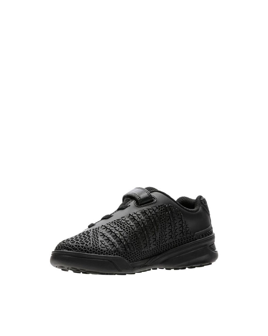 Clarks Black Award Blaze Kid Trainers