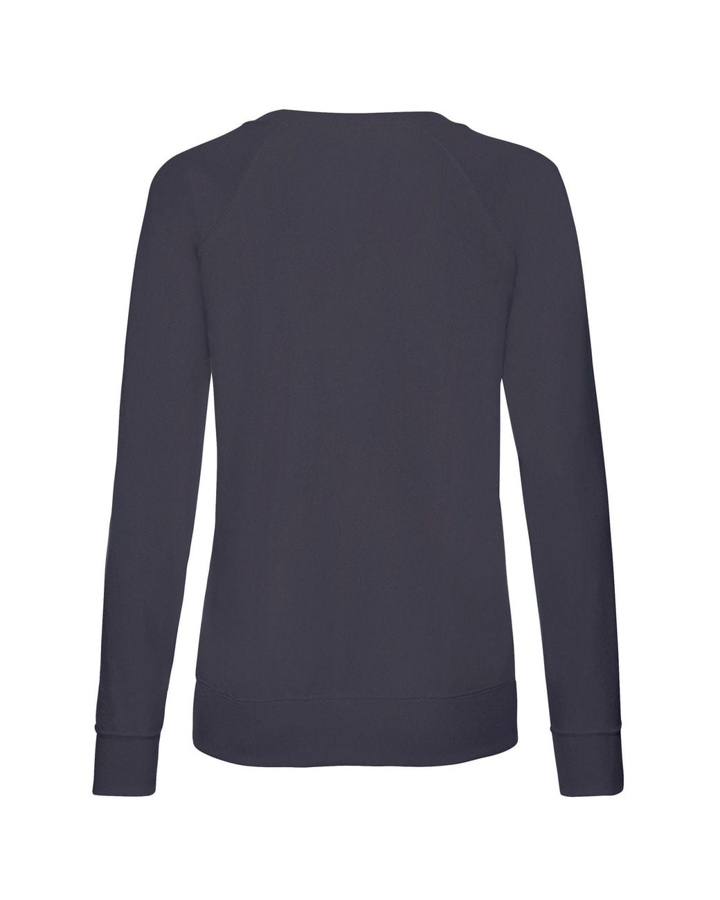 Fruit Of The Loom Blue Lightweight Lady Fit Raglan Sweatshirt