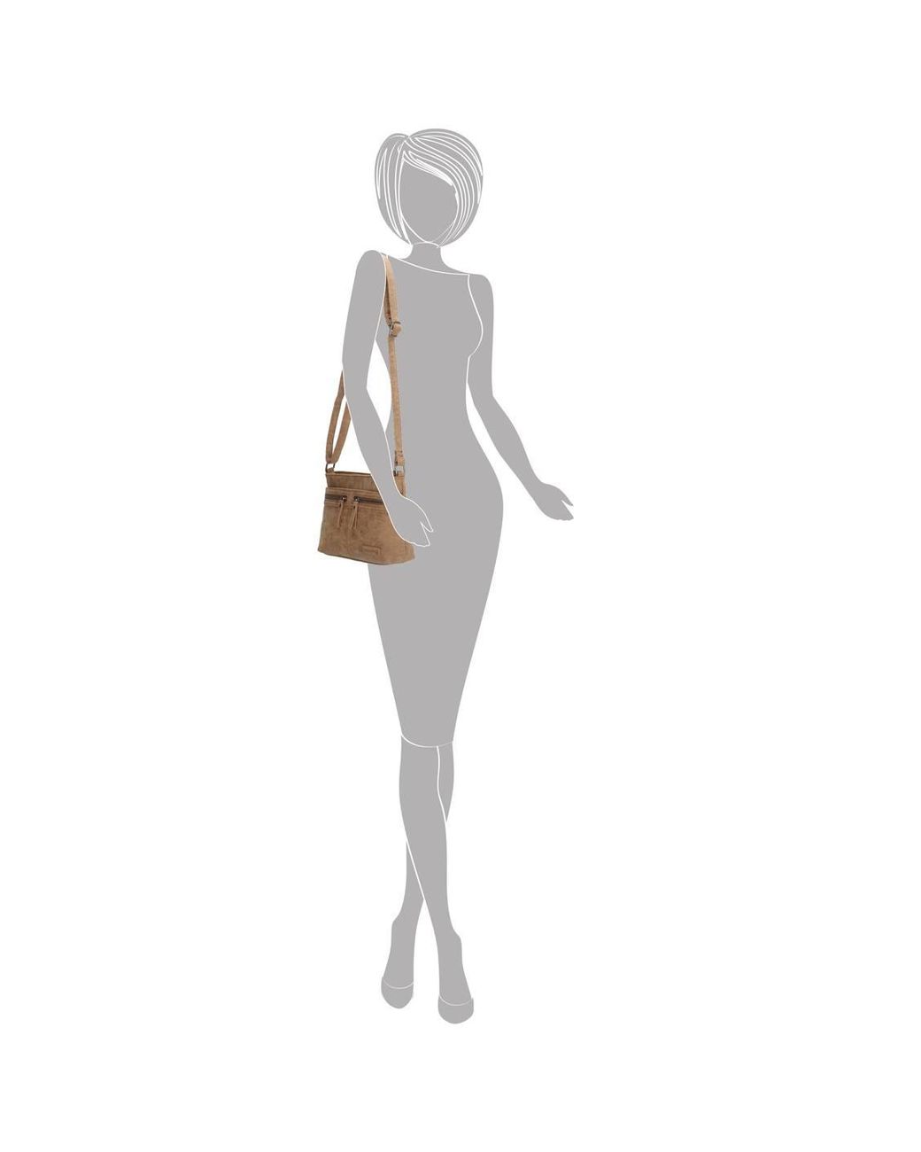 Enrico Benetti Brown Noumea Single Handle Vegan Leather Handbag