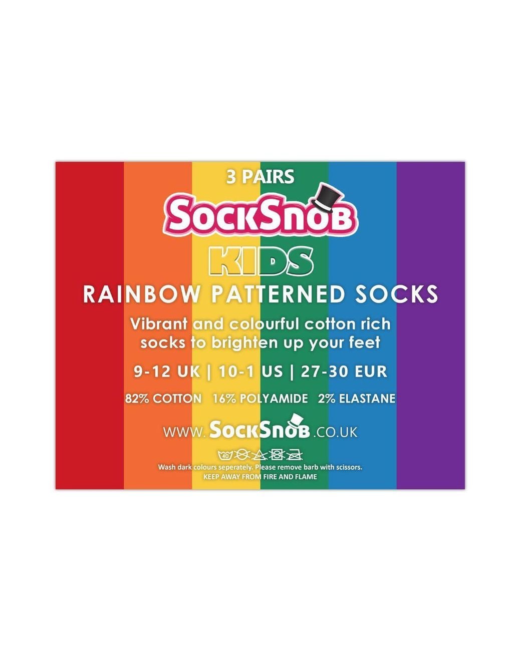 Sock Snob Multicolor 3 Pack & Striped Design Casual Cotton Socks