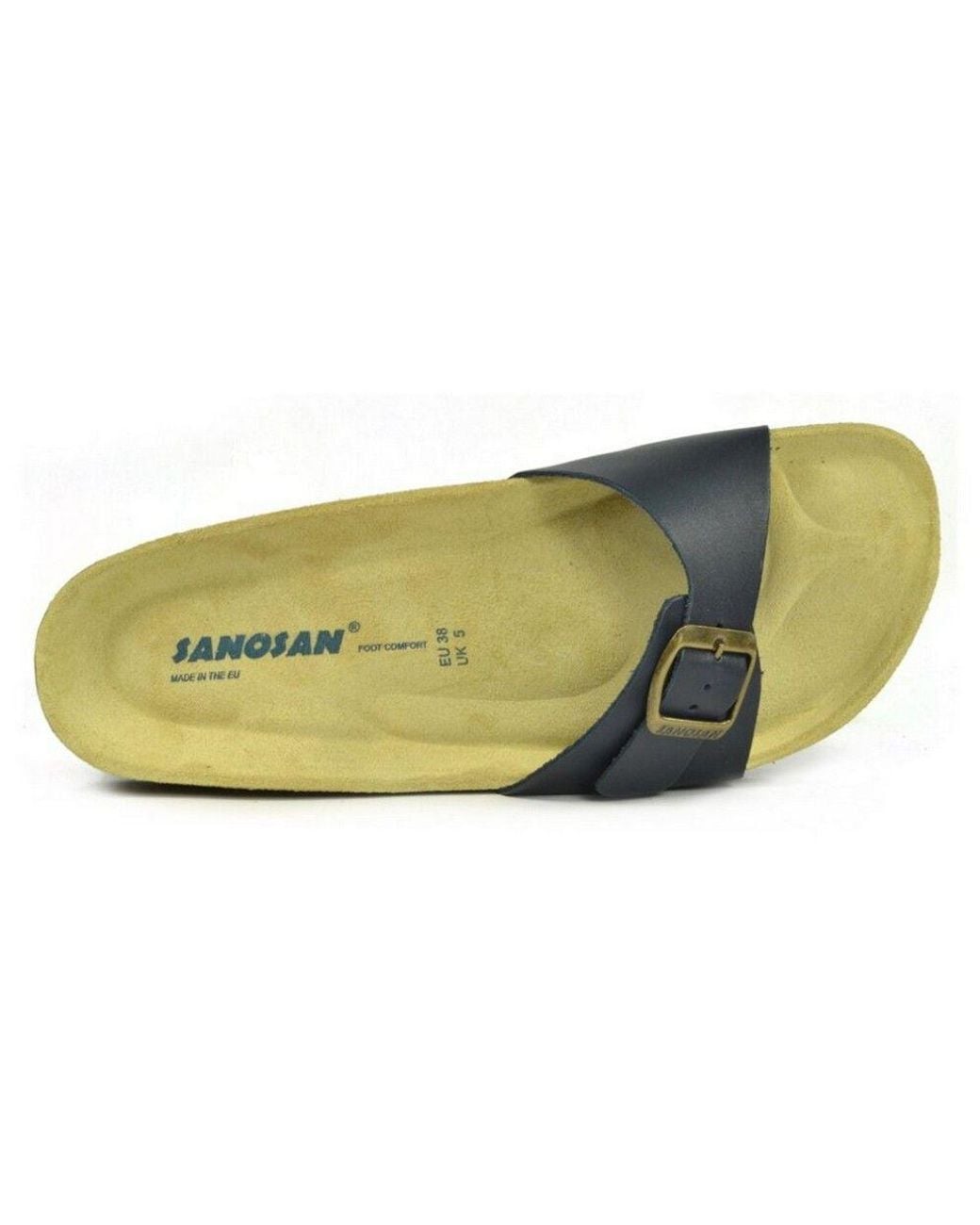 Sanosan Blue Malaga Leather Sandals
