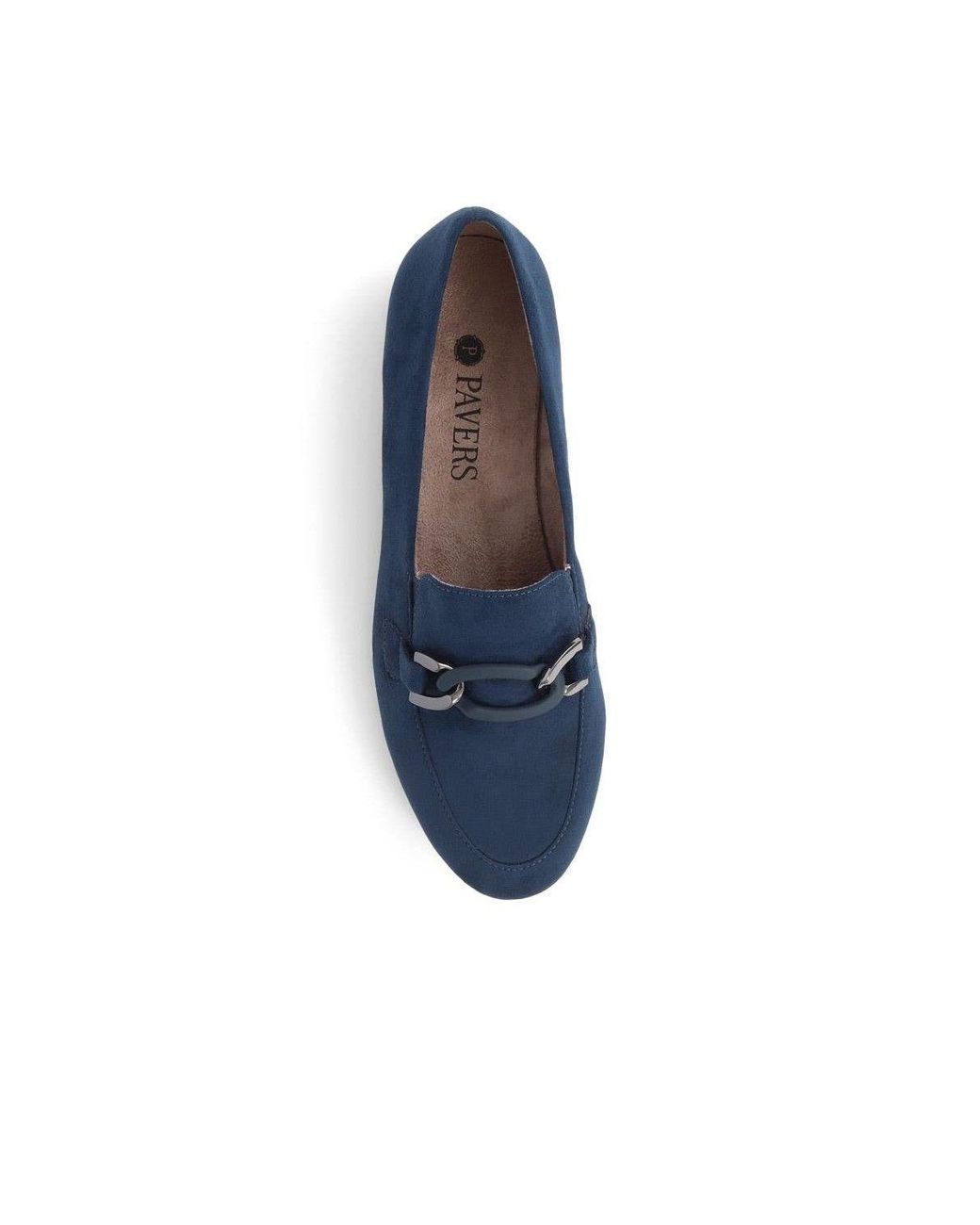 Pavers Blue Smart Slip On Loafers