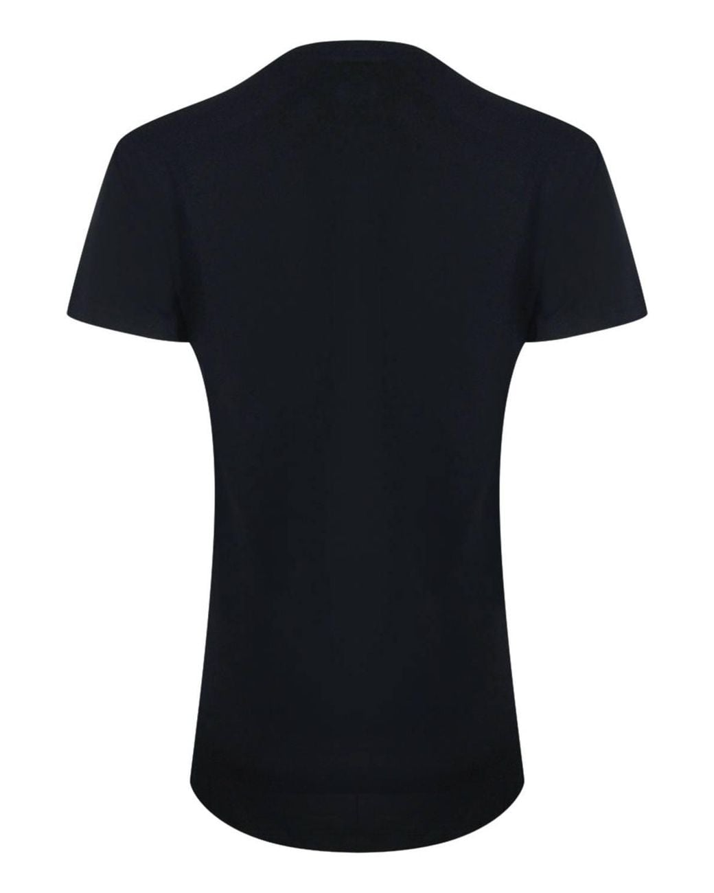 Love Moschino Black Short Sleeve Round Slim Fit T-Shirt
