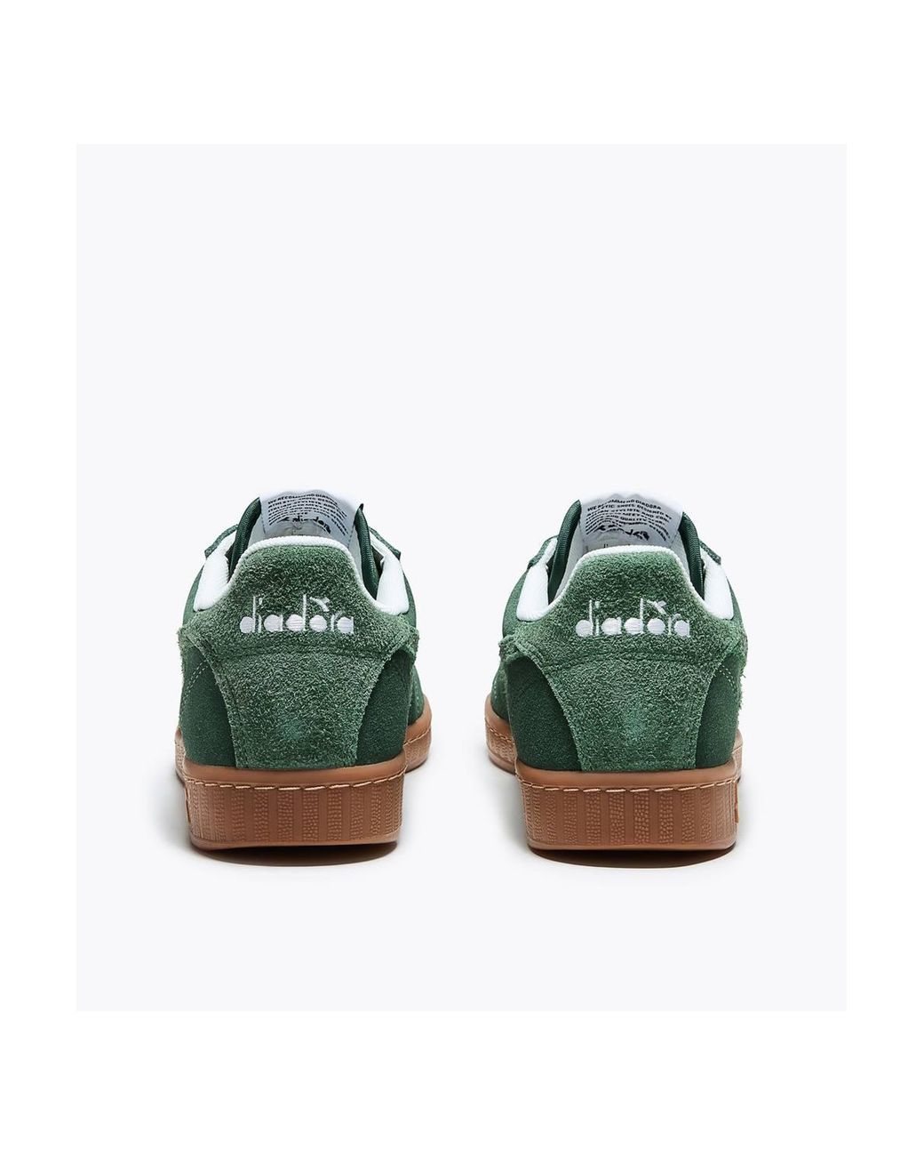 Diadora Green Game Low Suede Trainer Dark Ivy