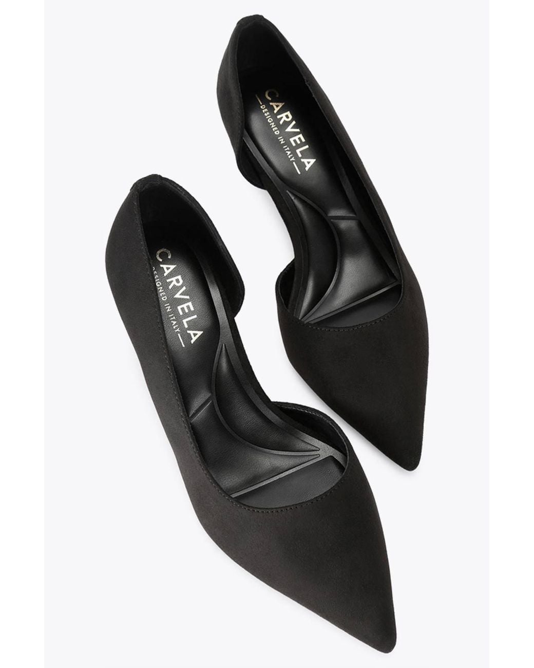 Carvela Kurt Geiger Black 'Alina D Orsay' Suedette Heels