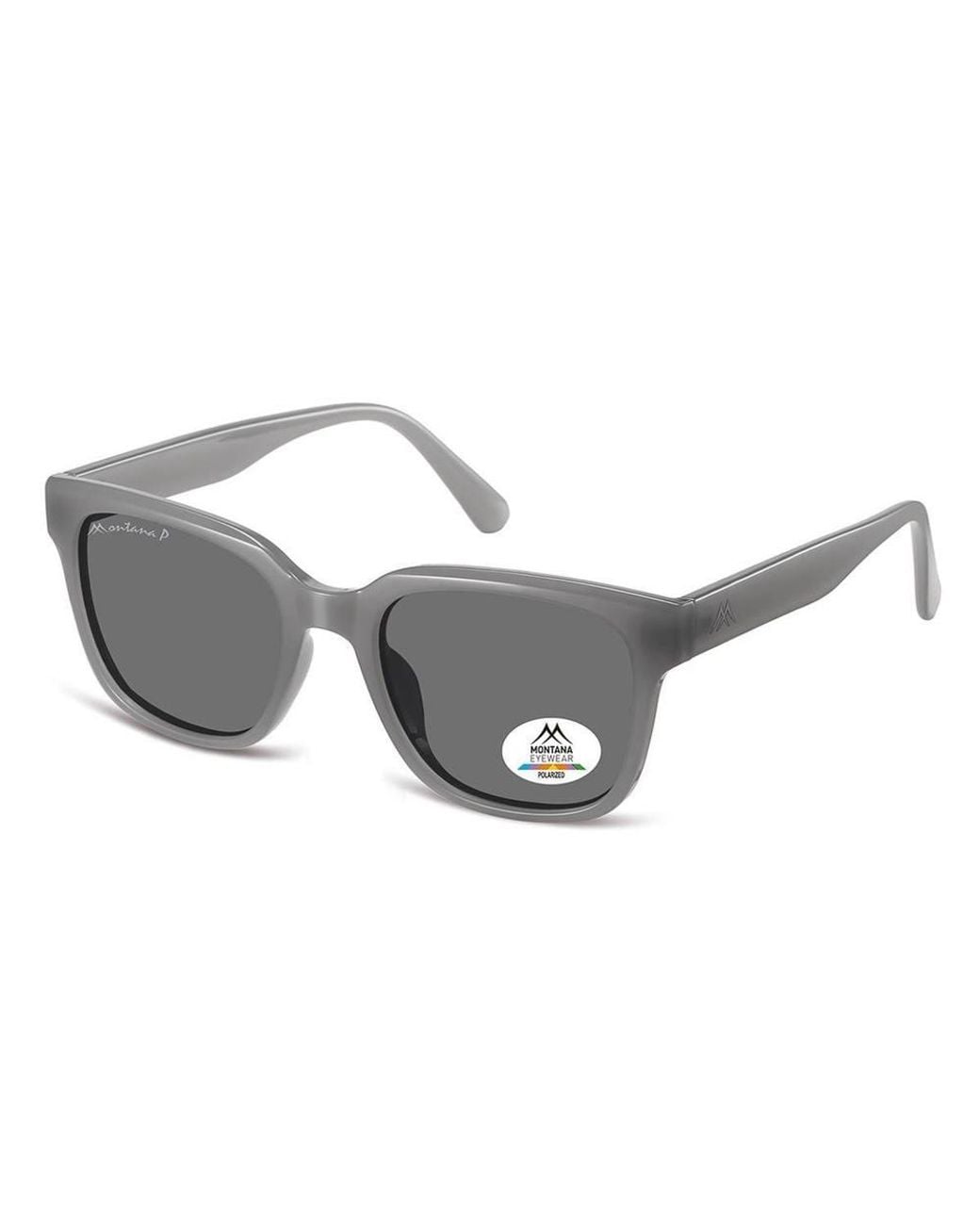 Montana Gray Square Shiny Cream Polarized Mp54