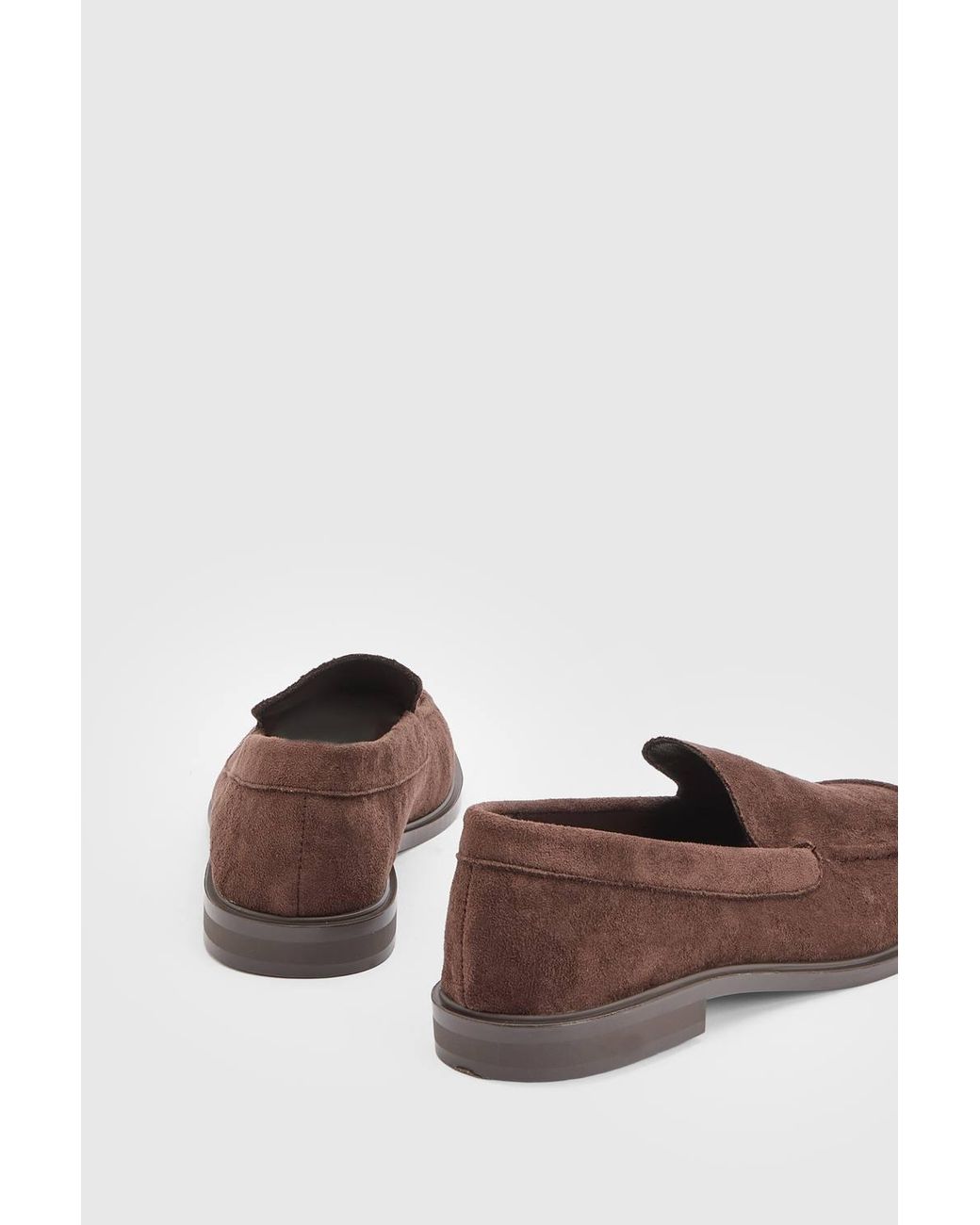 Wallis Blue Clara Faux Suede Loafers