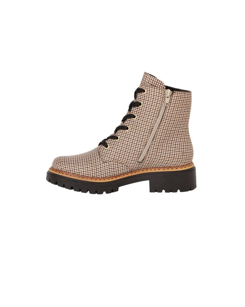 Rieker Brown 'Glaisdale' Lace Up Ankle Boots
