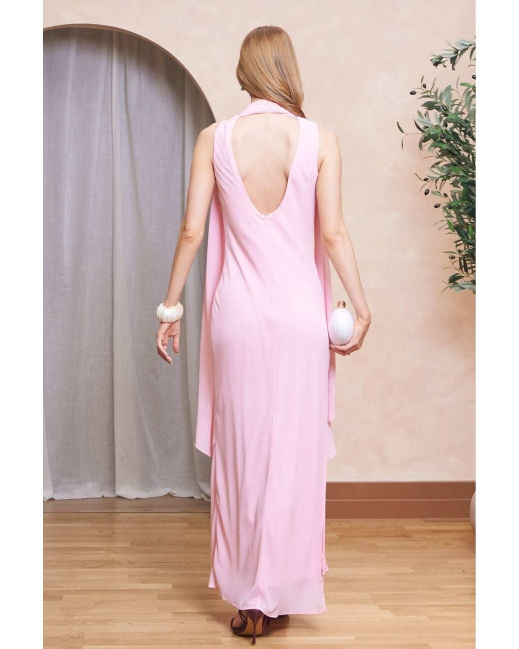 TFNC London Pink Nancy Maxi Dress