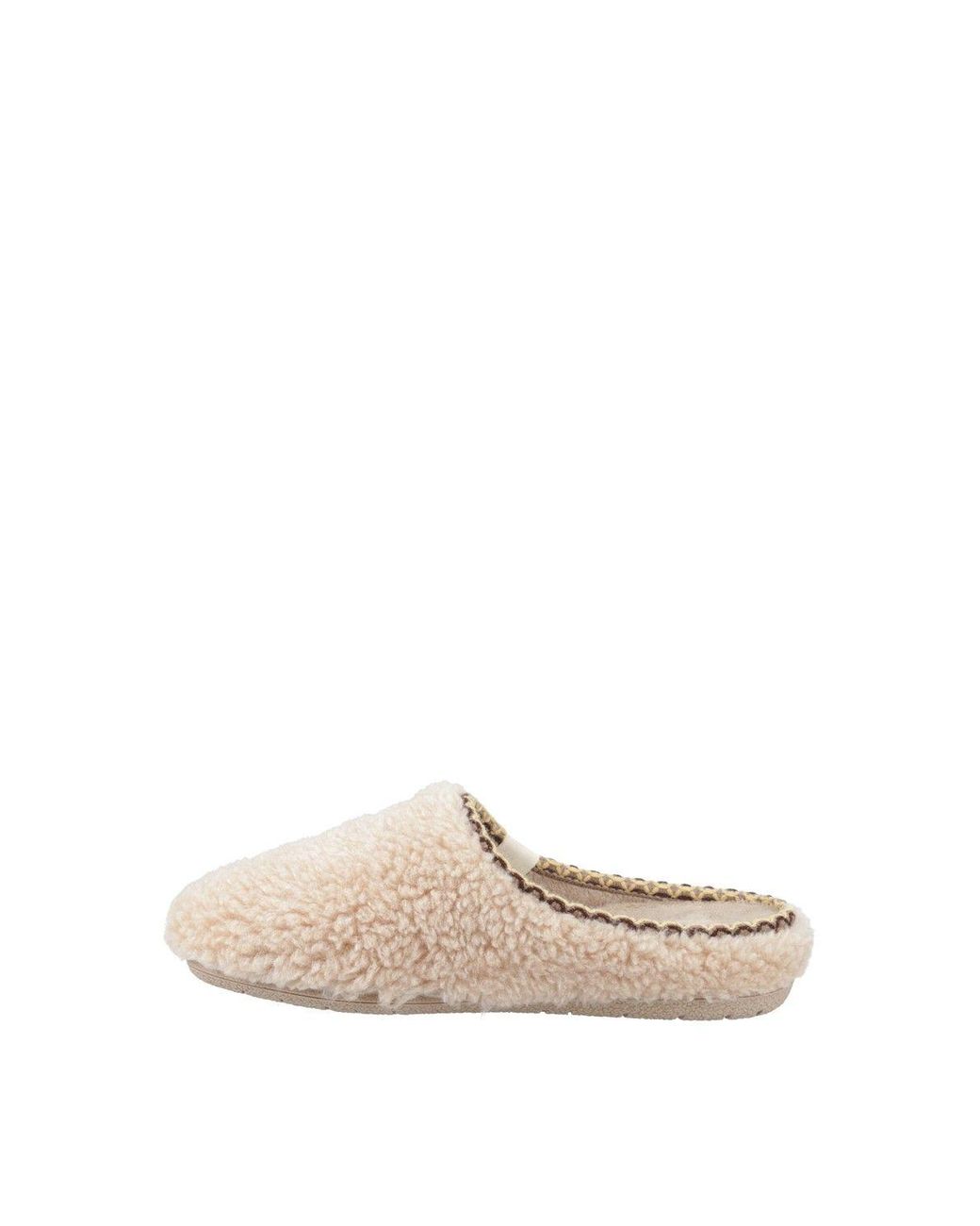 Hush Puppies Natural Good Teddy Mule Slipper