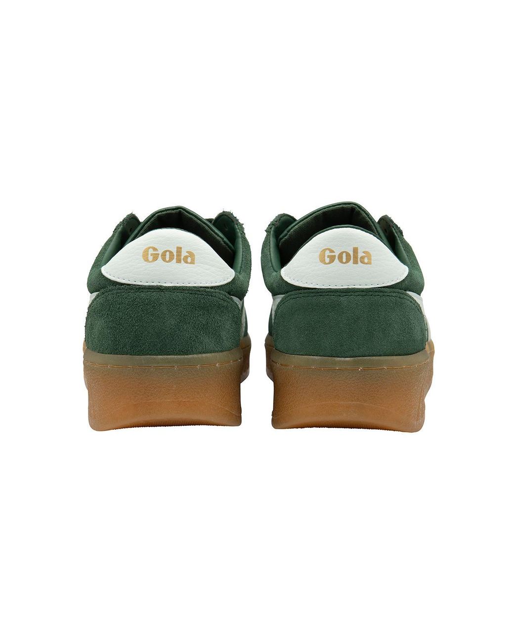 Gola Green 'Grandslam Suede' Suede Lace-Up Trainers for men