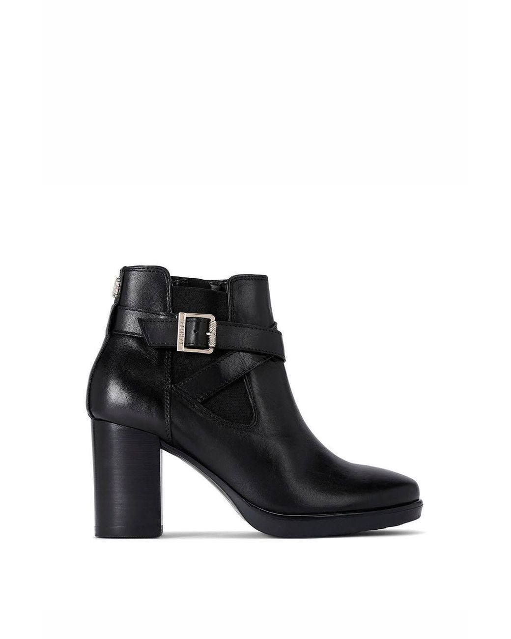 Carvela Kurt Geiger Black 2 Ankle Wide Fit' Leather Boots