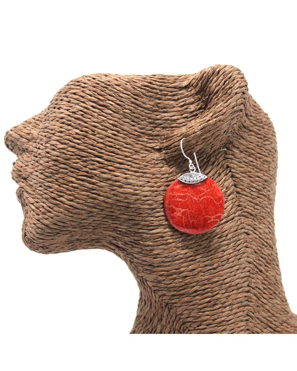 KDMD Red 925 Earrings