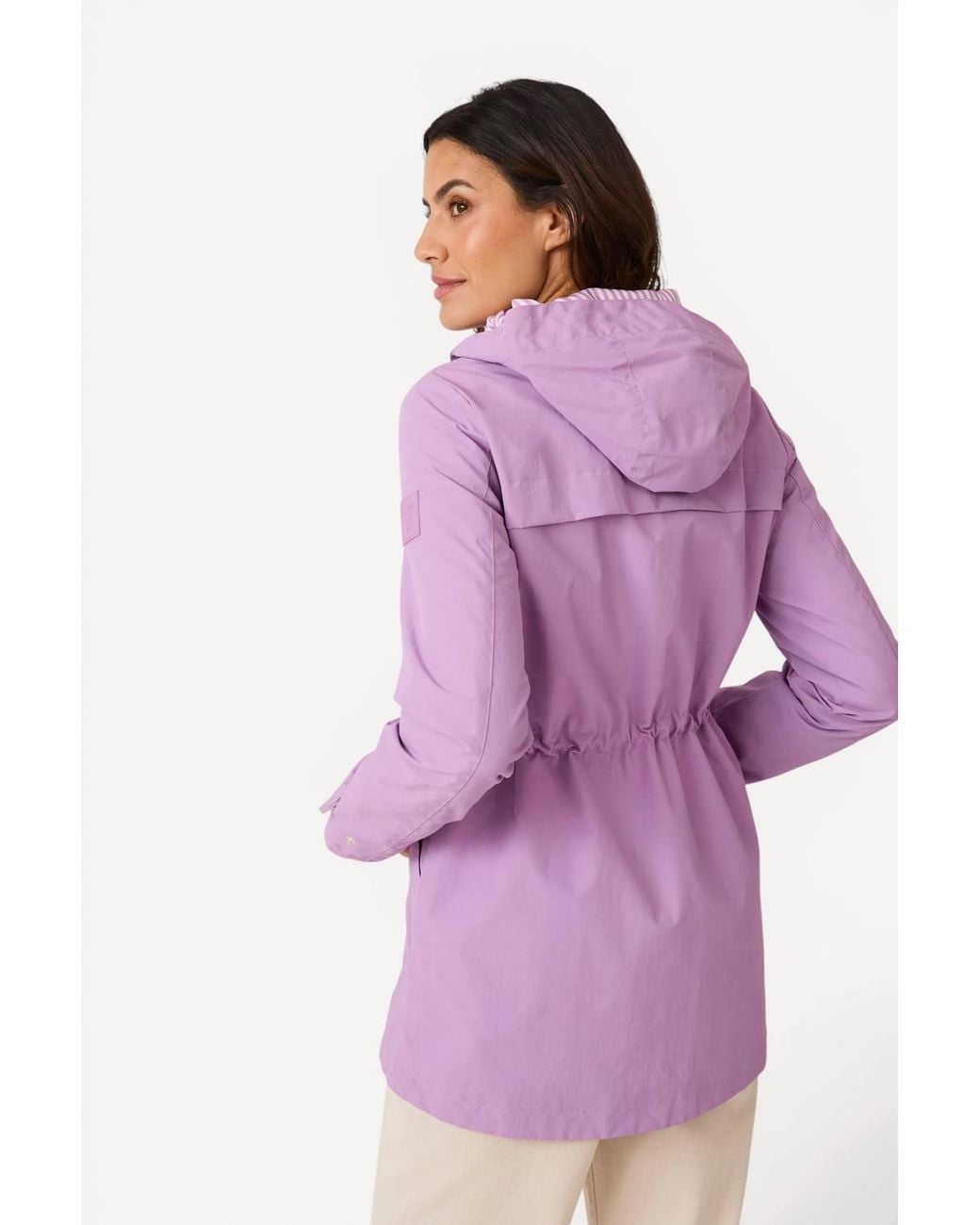 DAMART Pink Water-Repellent Hooded Jacket