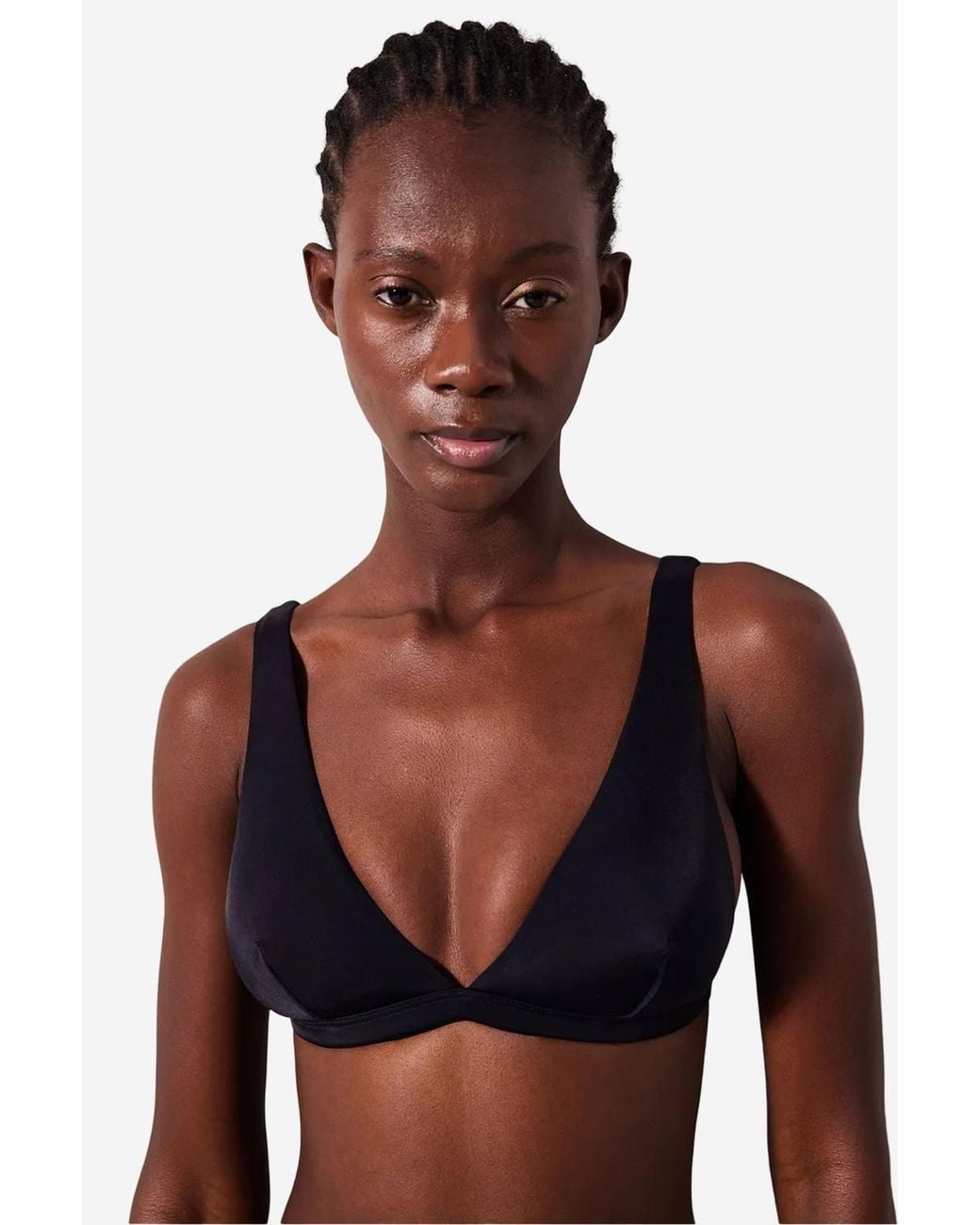Penti Black Basic Deep V Bikini Top