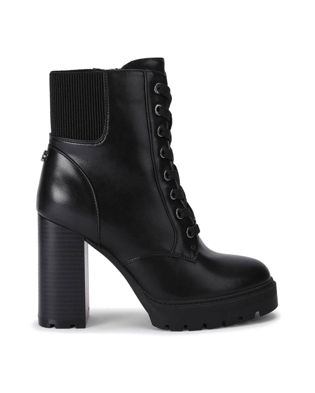 Carvela Kurt Geiger Black 'Boulder Super High Ankle' Boots