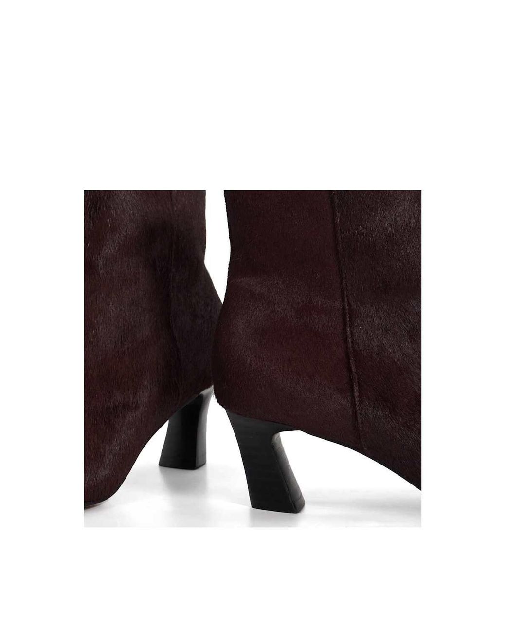 Dune Brown 'Overly' Leather Ankle Boots