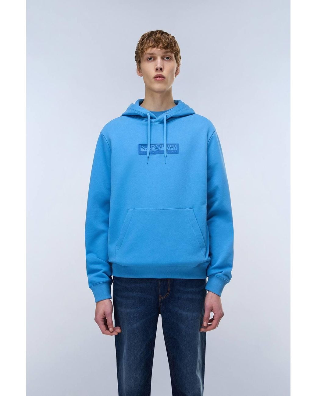 Napapijri Blue Box Logo H 1 Fleece Jasper for men