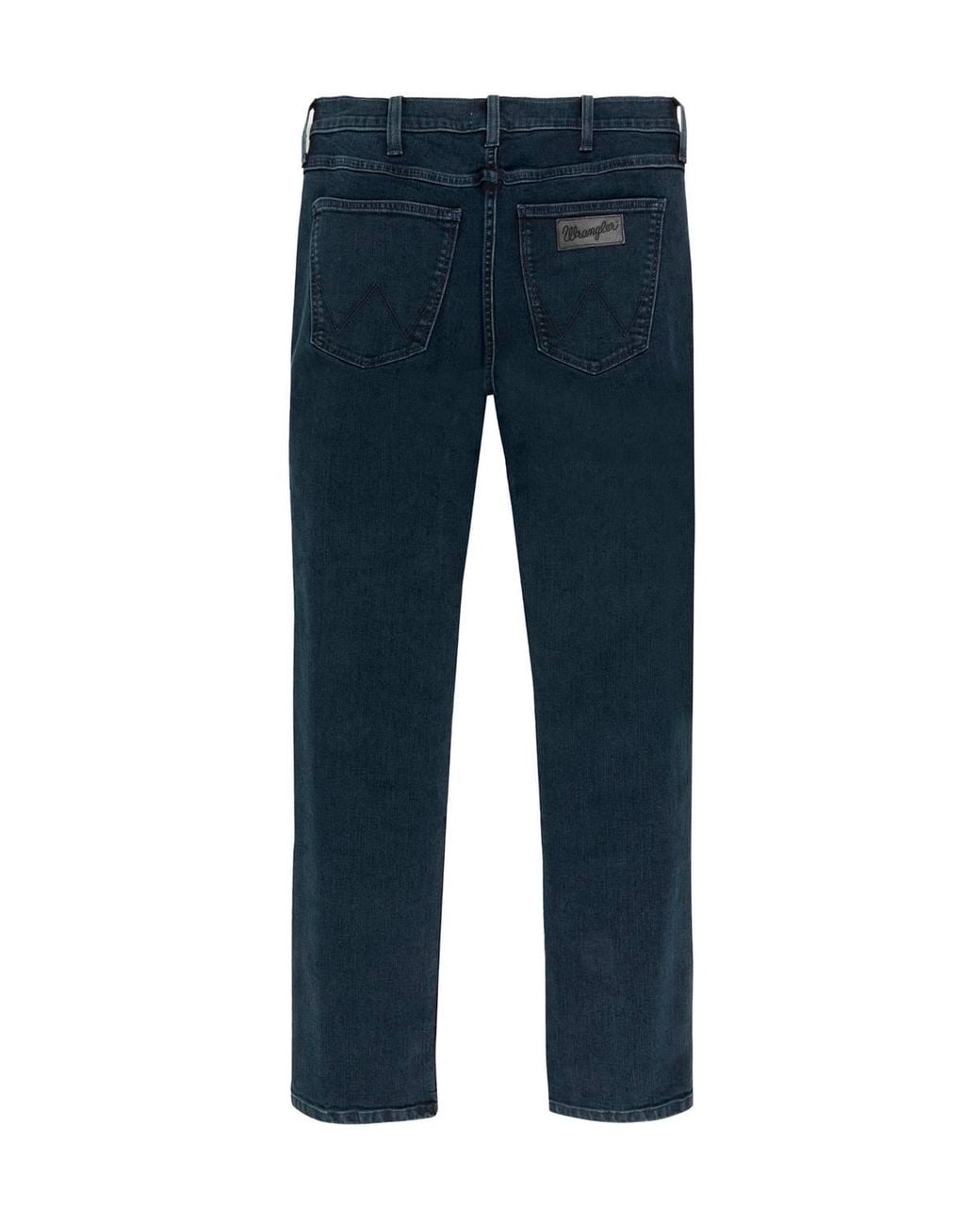 Wrangler Blue Greensboro Regular Straight Denim Jeans Iron for men